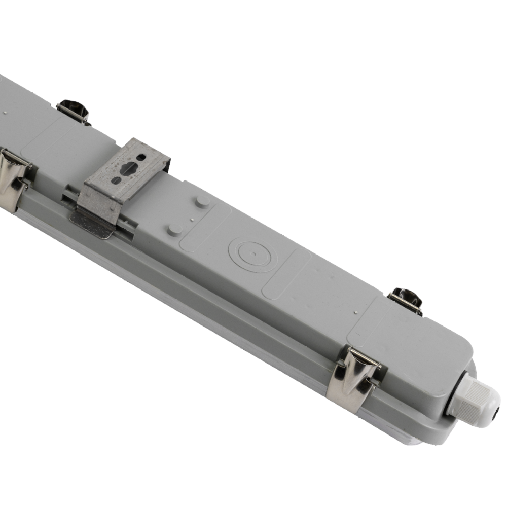 LED Wannenleuchte mit 1x 22W LED-Röhren T8, 150cm, 4000K, IP65, IK08