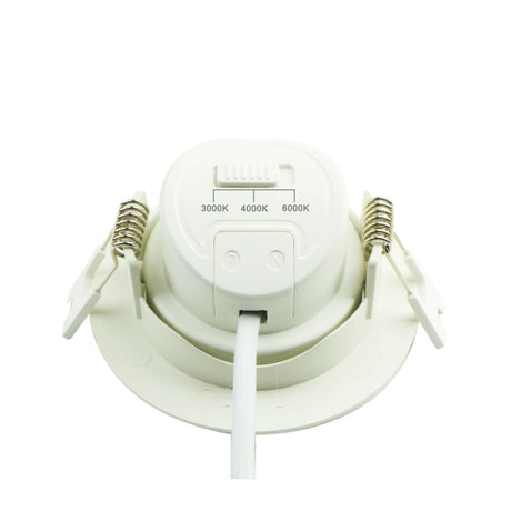 10er Set LED CCT Downlight schwenkbar, 7W, 718lm, 38°, IP44, 3000K-4000K-6000K einstellbar.