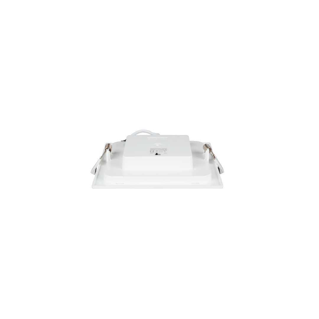 LED CCT Downlight, 18W, 1880 lm, 220x32mm, 3000-4000-6000K einstellbar, mit Diffusor, eckig.