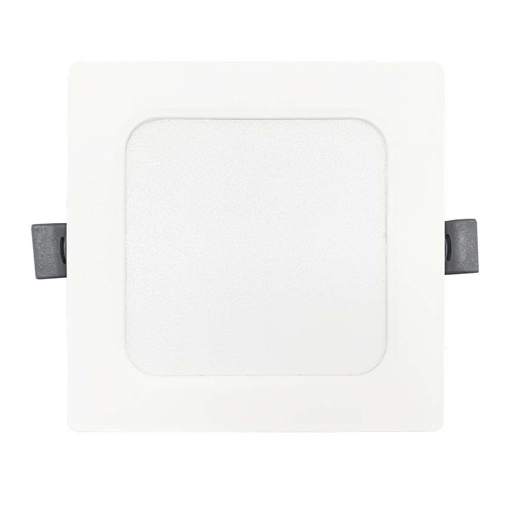 LED Einbauleuchte in Weiß, 18 W, 230 V, IP44-geschützt, 1800 lm, Lichtfarbe einstellbar, 220x26 mm, Einbaustrahler mit Diffusor, Badezimmer Deckenleuchte