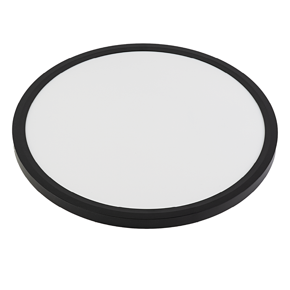 LED Panel, Ø50 cm, schwarz, rund, 42 W, 4200 lm, Lichtfarbe einstellbar 3000 – 6500 K, Slim Design
