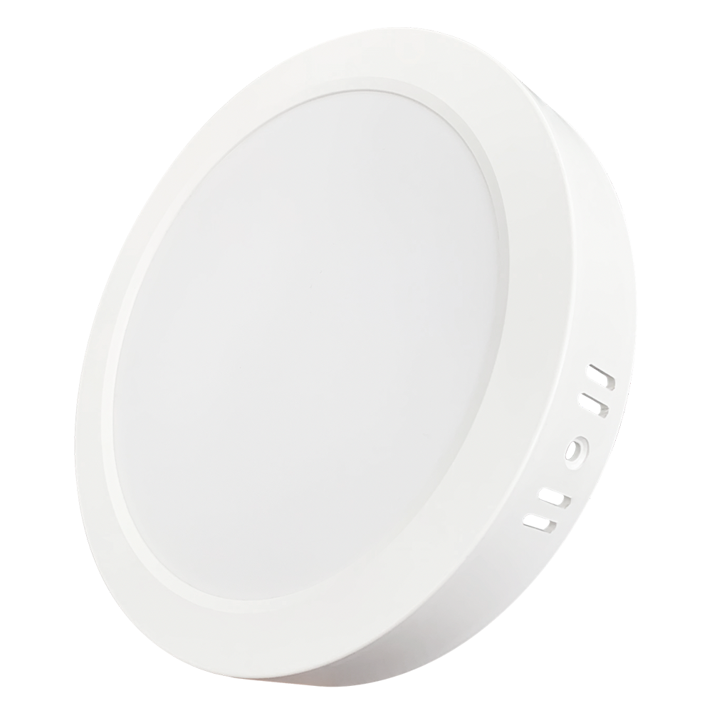 LED Aufbauleuchte in Weiß, 24 W, 230 V, IP44-geschützt, 2400 lm, Lichtfarbe einstellbar, Ø229x34 mm, Deckenleuchte mit Diffusor, Badezimmerlampe