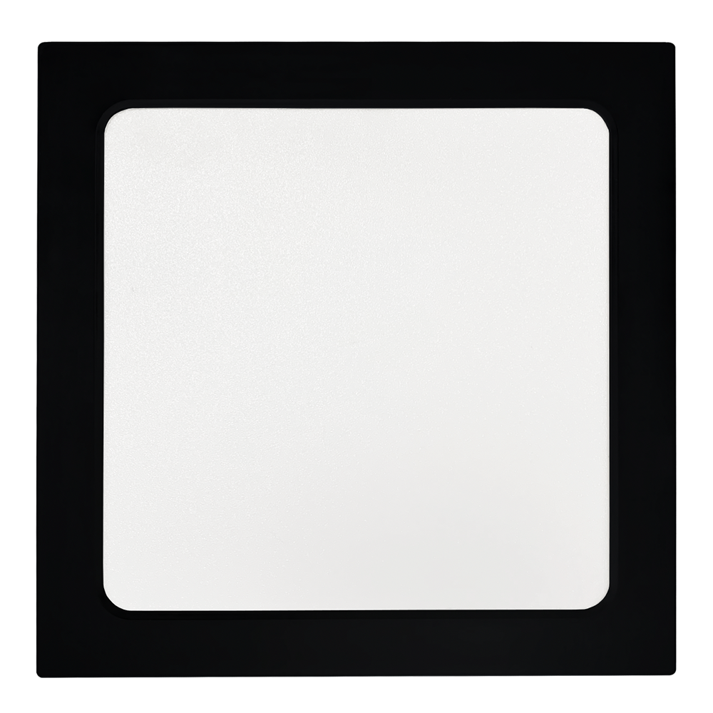 LED Aufbauleuchte in Schwarz, 12 W, 230 V, IP44-geschützt, 1200 lm, Lichtfarbe einstellbar, 173x34 mm, Deckenleuchte mit Diffusor, Badezimmerlampe