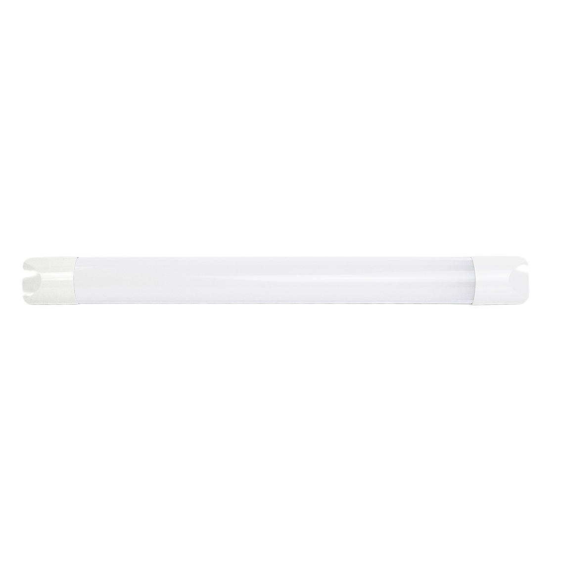 LED Unterbauleuchte, 60 cm, 18 W, 1850 lm, 3000-4000-6500 K, IP20, Lichtfarbe einstellbar, mit Anschlussblock, weiß