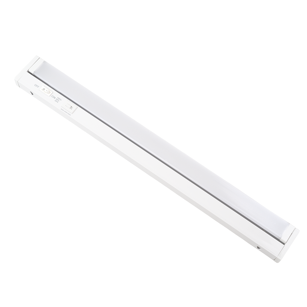 LED-Unterbauleuchte, schwenkbar, mit Schalter, 55 cm, 8 W, 800 lm, einstellbare Lichtfarbe, dimmbar, erweiterbar, Küchen- und Schrankbeleuchtung