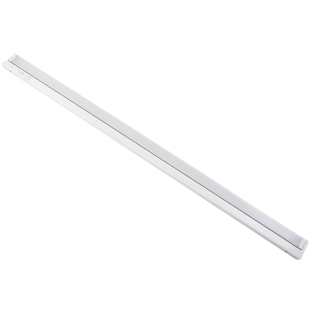 LED-Unterbauleuchte, schwenkbar, mit Schalter, 115 cm, 16 W, 1600 lm, einstellbare Lichtfarbe, dimmbar, erweiterbar, Küchen- und Schrankbeleuchtung