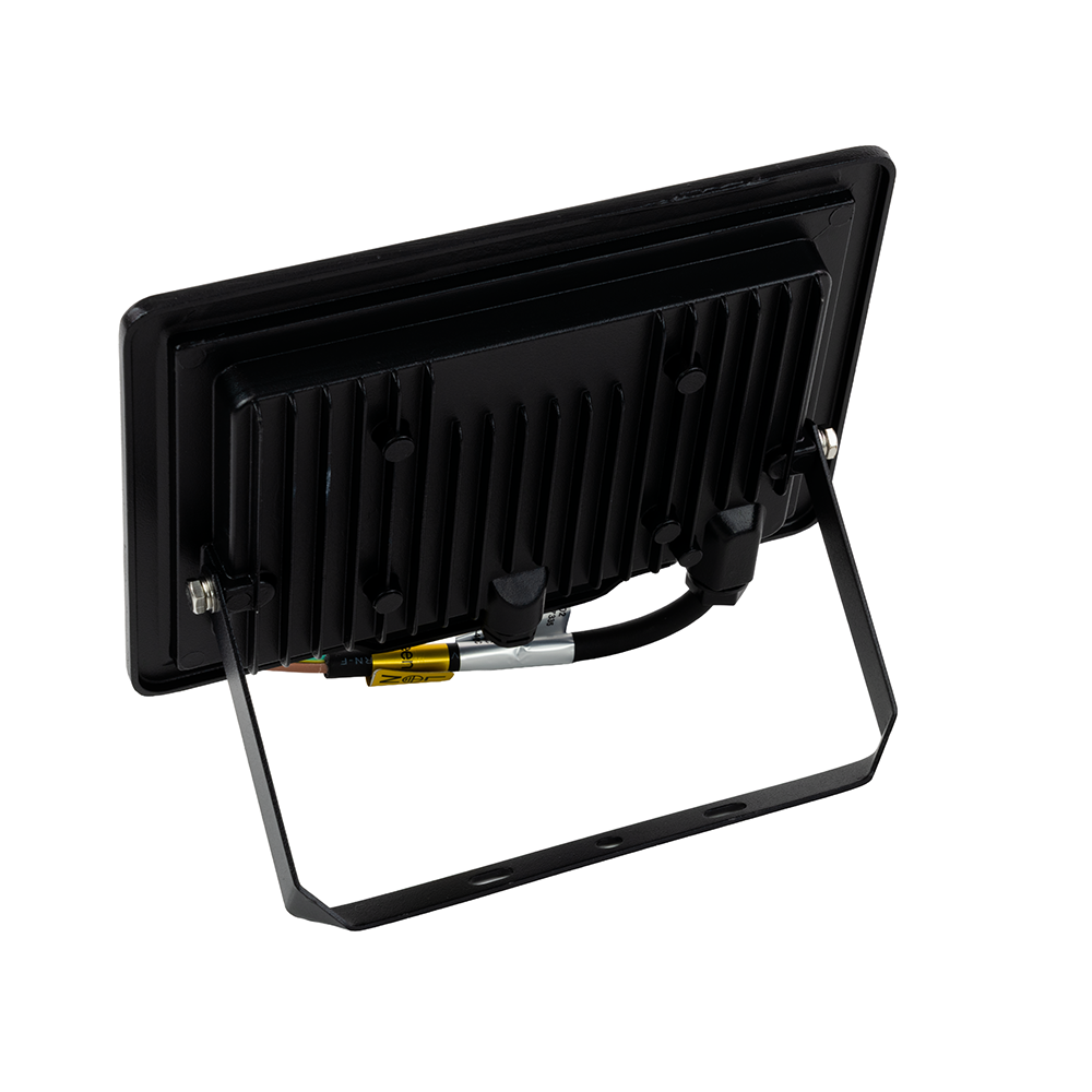 LED-Fluter, 30 W, 4000 K (neutralweiß), 3000 lm, schwarz, IP65.