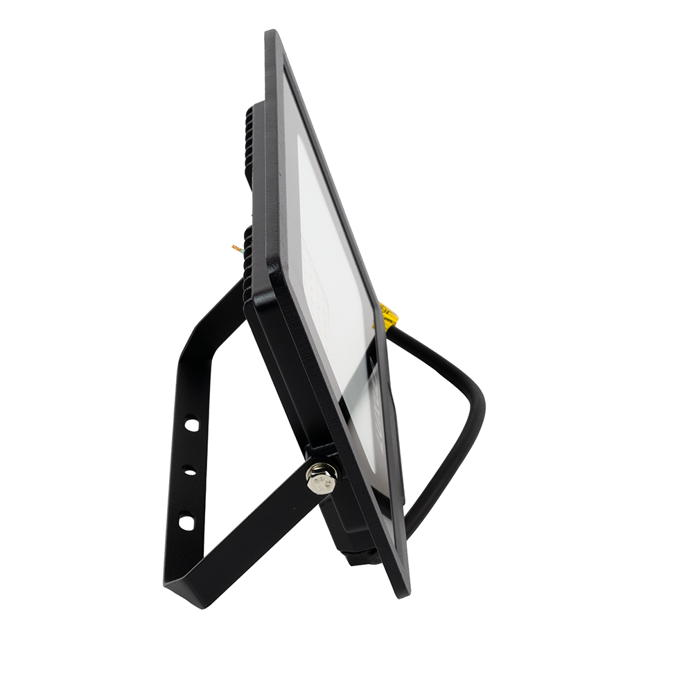 LED-Fluter, 50 W, 4000 K (neutralweiß), 5000 lm, schwarz, IP65.