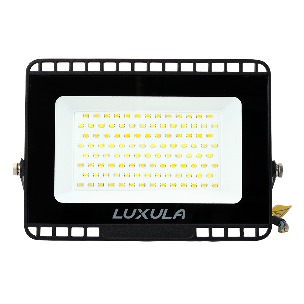 LED CCT Fluter, 50 W, 3000-6500 K (warm-, neutral-, kaltweiß), 5000 lm, schwarz, IP65.