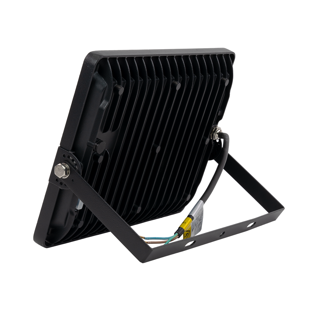 LED CCT Fluter, 100 W, 3000-6500 K (warm-, neutral-, kaltweiß), 10000 lm, schwarz, IP65.