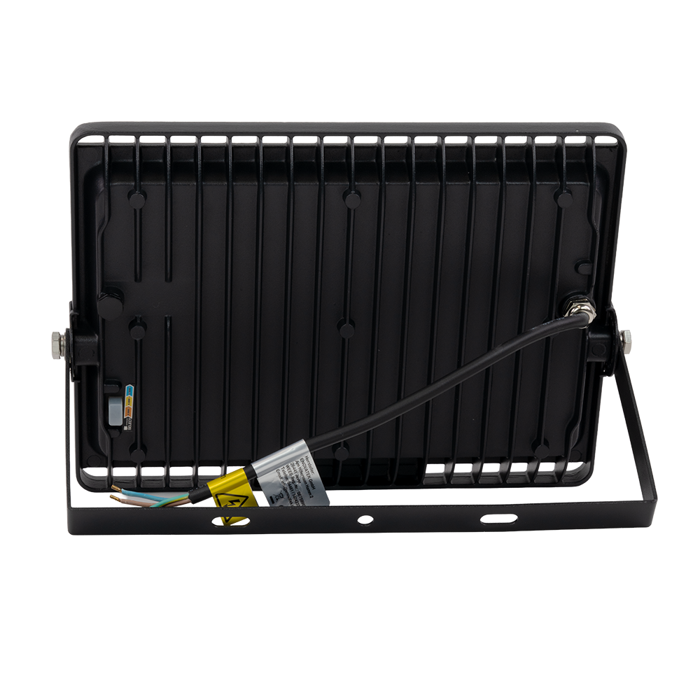 LED CCT Fluter, 100 W, 3000-6500 K (warm-, neutral-, kaltweiß), 10000 lm, schwarz, IP65.