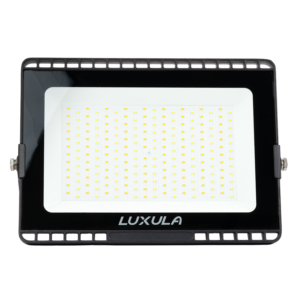 LED CCT Fluter, 100 W, 3000-6500 K (warm-, neutral-, kaltweiß), 10000 lm, schwarz, IP65.