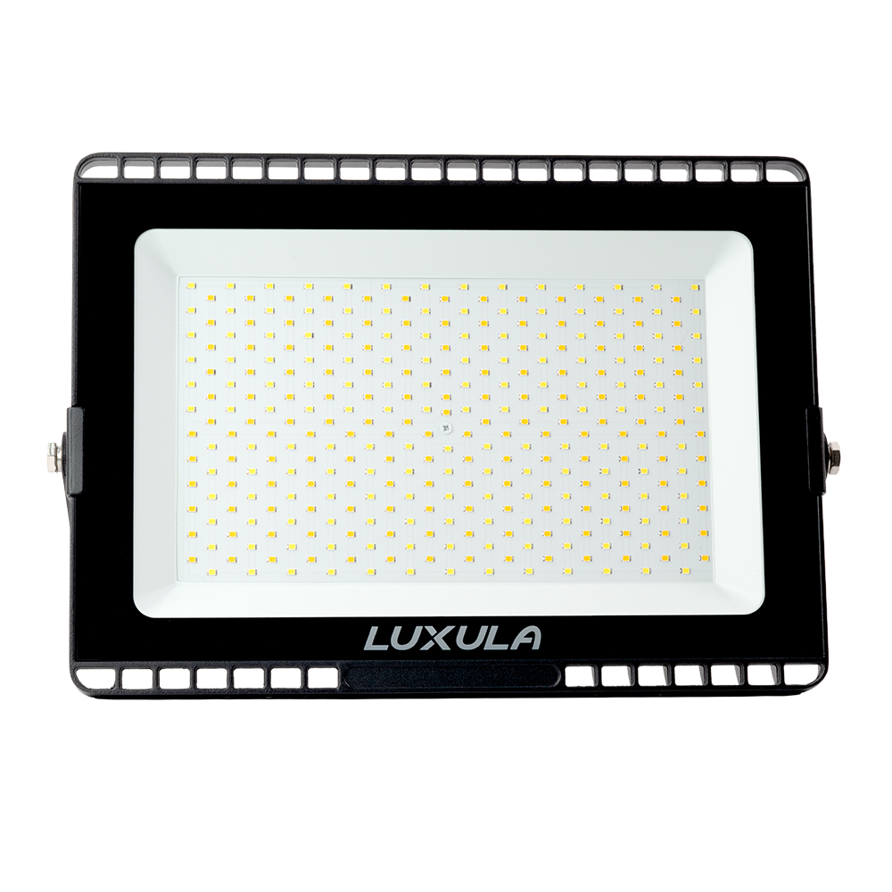 LED CCT Fluter, 150 W, 3000-6500 K (warm-, neutral-, kaltweiß), 15000 lm, schwarz, IP65.