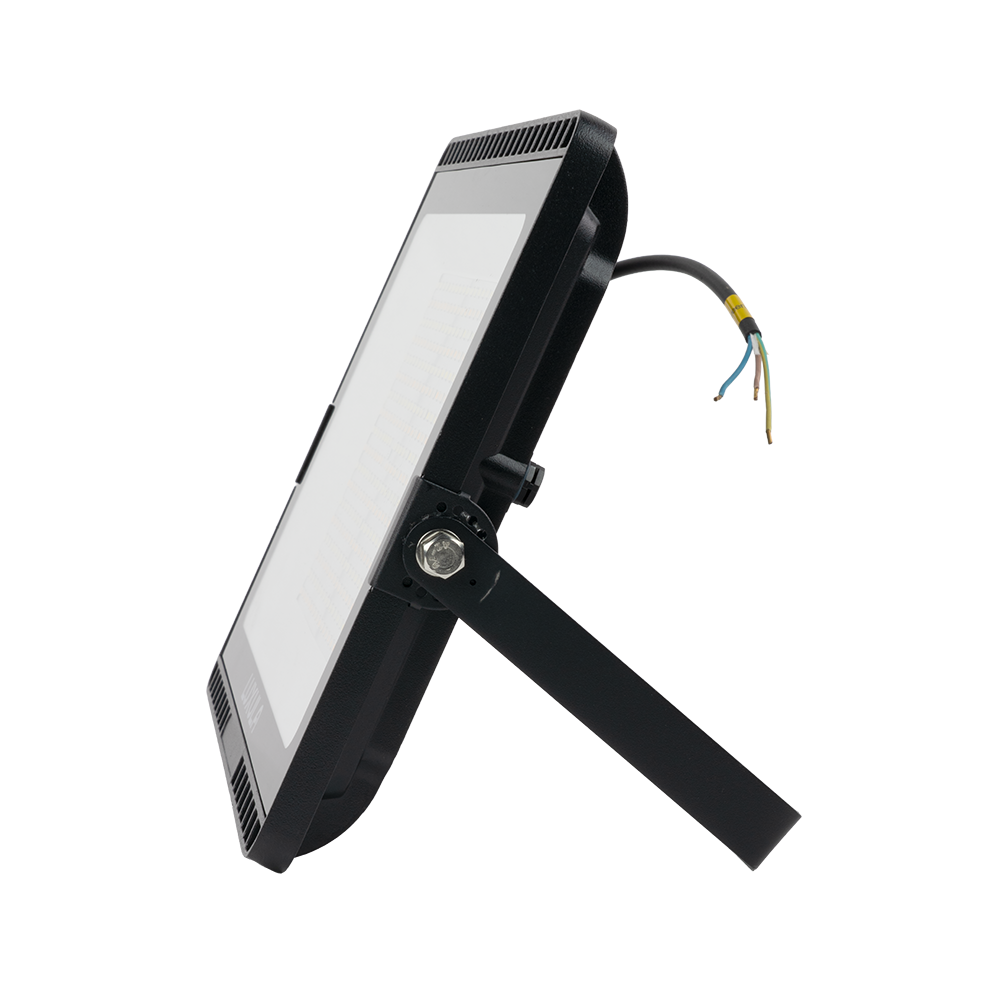 LED CCT Fluter, 200 W, 3000-6500 K (warm-, neutral-, kaltweiß), 20000 lm, schwarz, IP65.