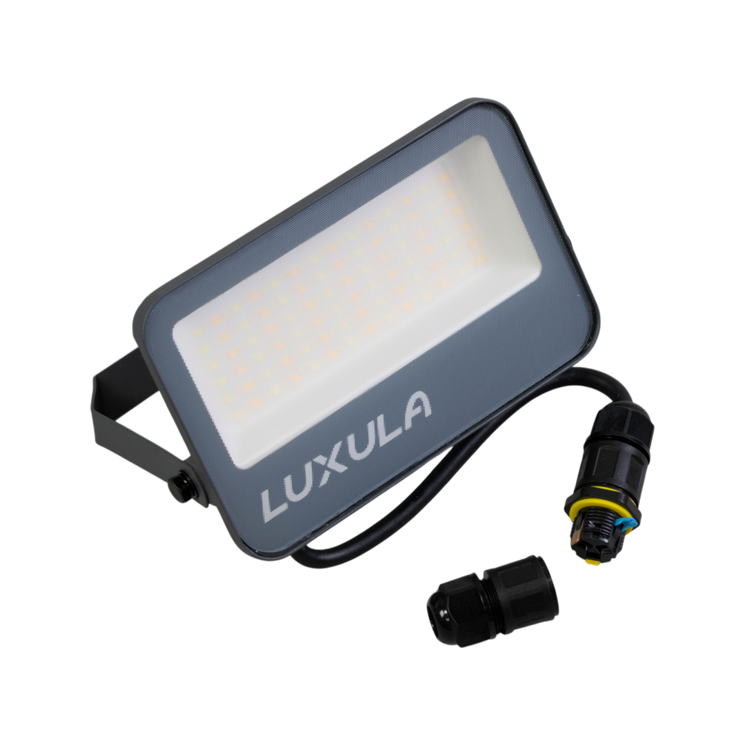 LED CCT Fluter, 30W, 3CCT(3000K-4000K-6500K), 3600 lm, IP66, IK08, Grau.
