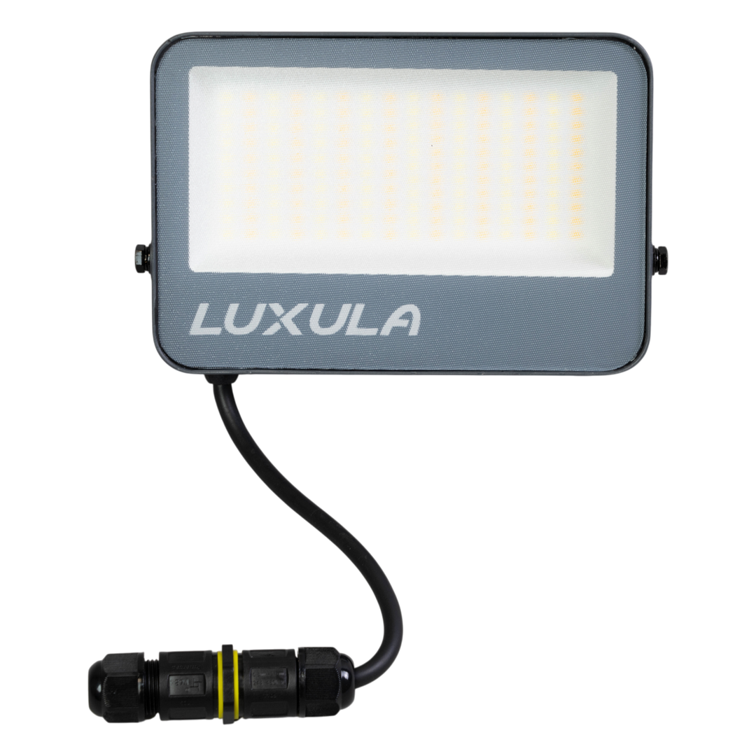 LED CCT Fluter, 50 W, 3CCT(3000K-4000K-6500K), 6000 lm, IP66, IK08, Grau.
