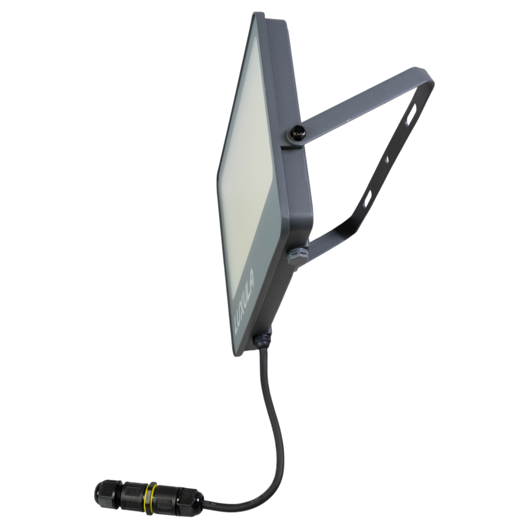 LED CCT Fluter, 150W, 3CCT(3000K-4000K-6500K), 18000 lm, IP66, IK08, Grau.