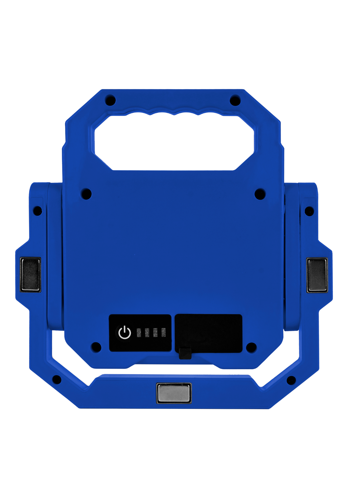 2er Set LED Baustrahler mit Akku, faltbar, 6 W, 800 lm, 4000 K (neutralweiß), IP54, 7 Stunden Lichtzeit, USB In- und Output, flexible Arbeitsleuchte.