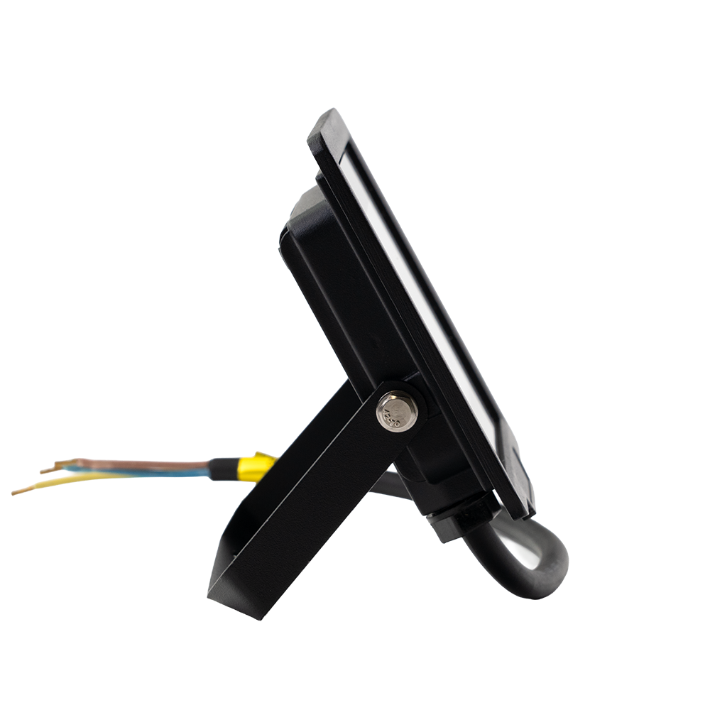 RGB LED-Fluter, 10 W, schwarz, IP65, mit Fernbedienung, RGBW-Farbwechsel