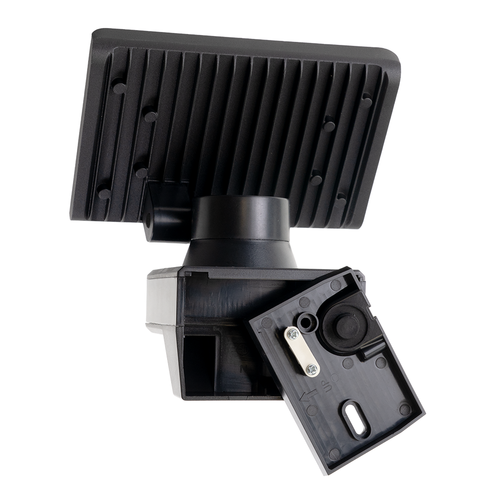 Schwenkbarer LED Fluter, 20 W, 2100 lm, 4000 K (neutralweiß), IP54, flexibler Strahler, Aluminiumdruckguss, Wandleuchte