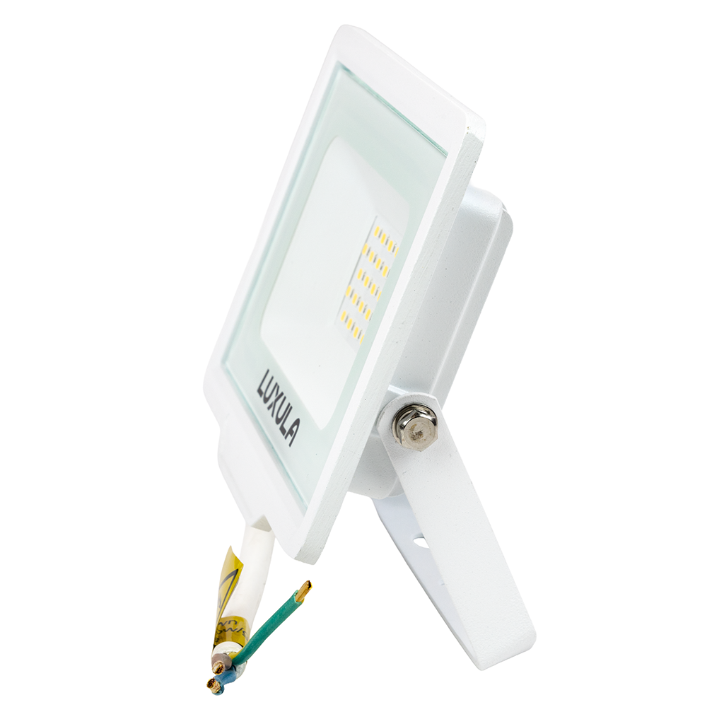 2er Pack LED-Fluter, 20 W, 4000 K (neutralweiß), 2000 lm, weiß, IP65.