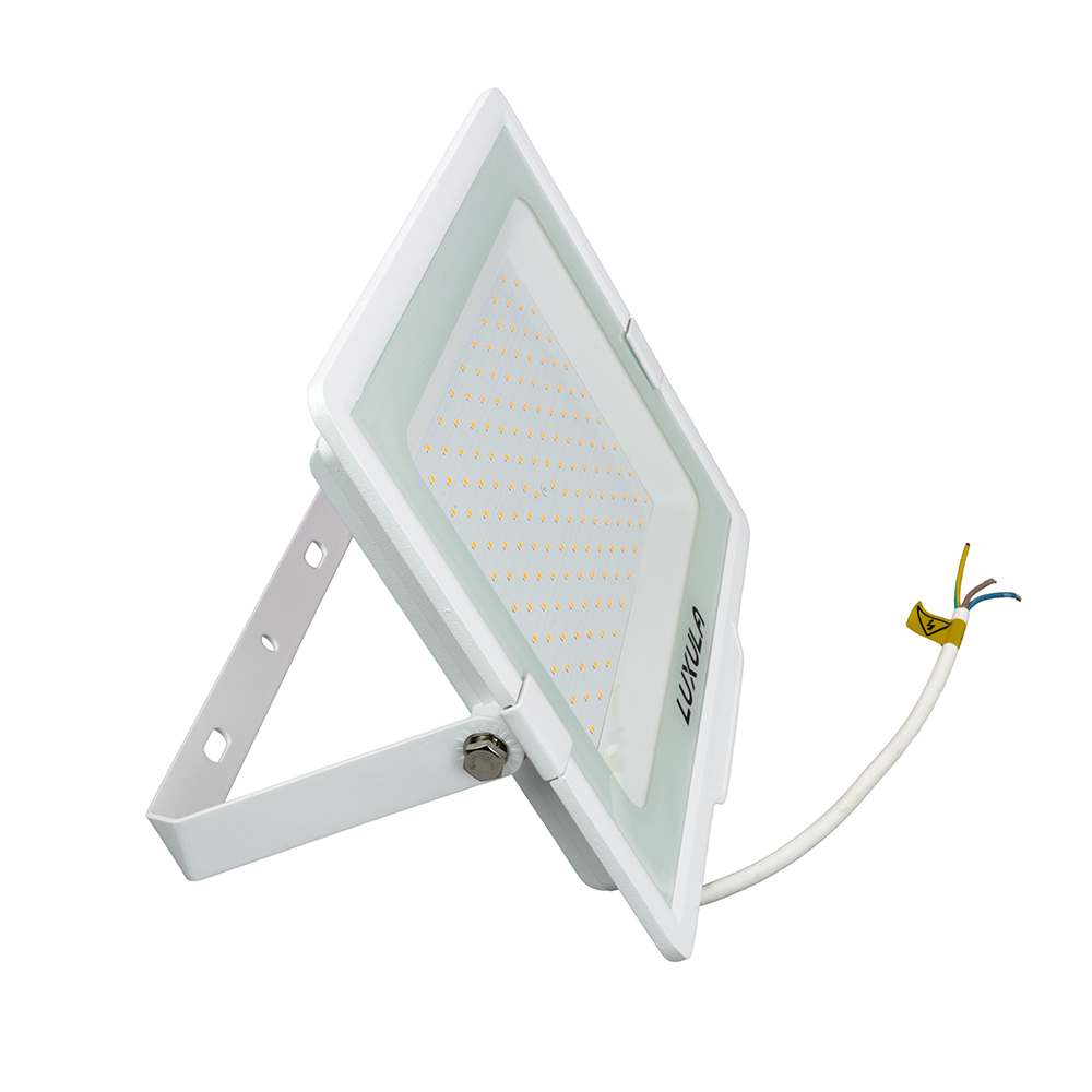 5er Pack LED-Fluter, 150 W, 4000 K (neutralweiß), 15000 lm, weiß, IP65.