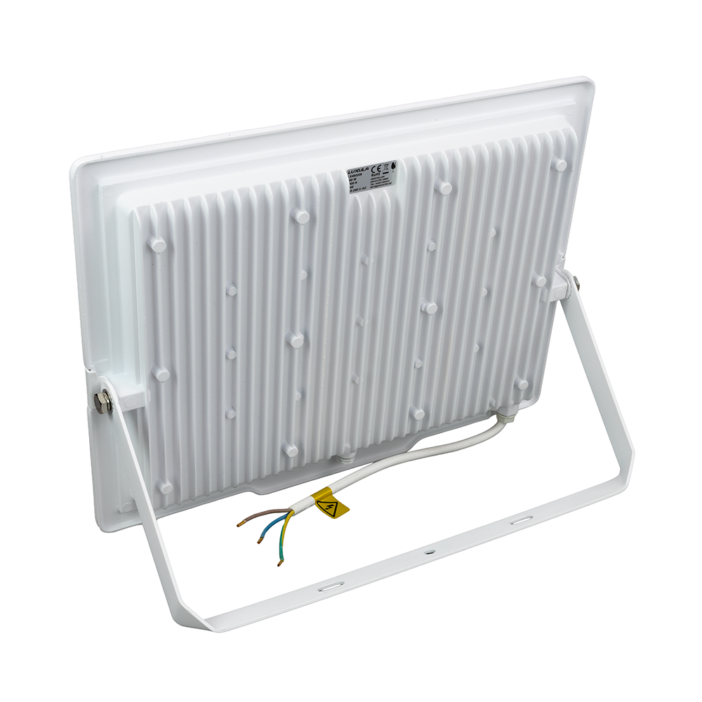 LED-Fluter, 200 W, 4000 K (neutralweiß), 20000 lm, weiß, IP65.