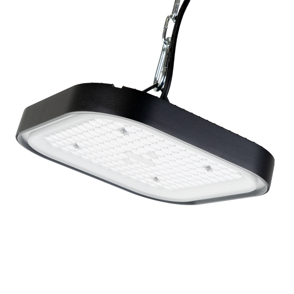 LED-HighBay, Hallenstrahler quadratisch, 150 W, 18000 lm, 5000 K (neutralweiß), IP65