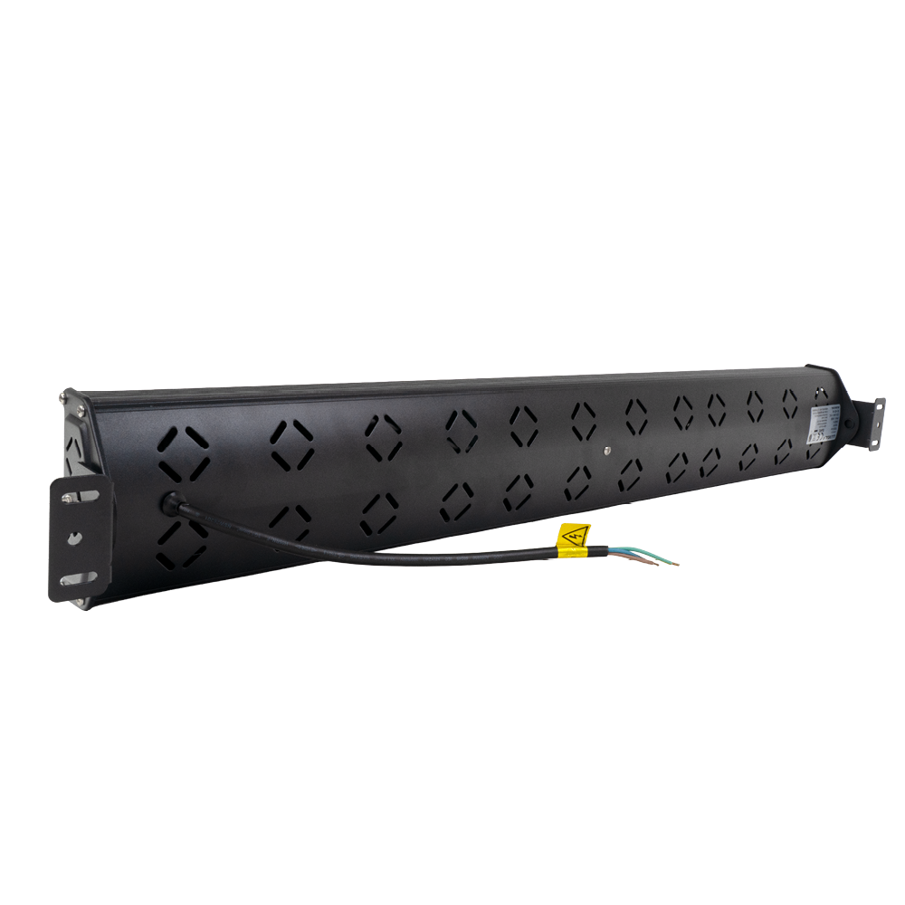 LED-Hallenleuchte, linear, 150 W, 18000 lm, 5000 K (neutralweiß), IP65, EPISTAR LED, schwarz