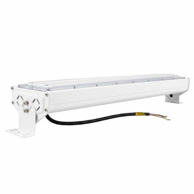 LED-Hallenleuchte, linear, 100 W, 12000 lm, 5000 K (neutralweiß), IP65, EPISTAR LED, weiß