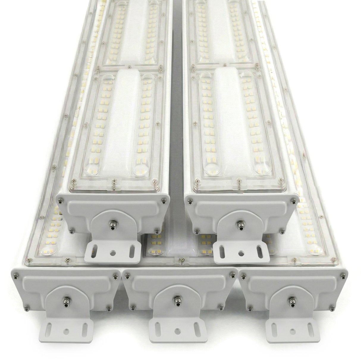 LED-Hallenleuchte, linear, 200 W, 24000 lm, 5000 K (neutralweiß), IP65, EPISTAR LED, weiß