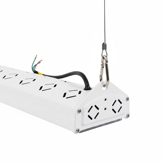 LED-Hallenleuchte, linear, 200 W, 24000 lm, 5000 K (neutralweiß), IP65, EPISTAR LED, weiß