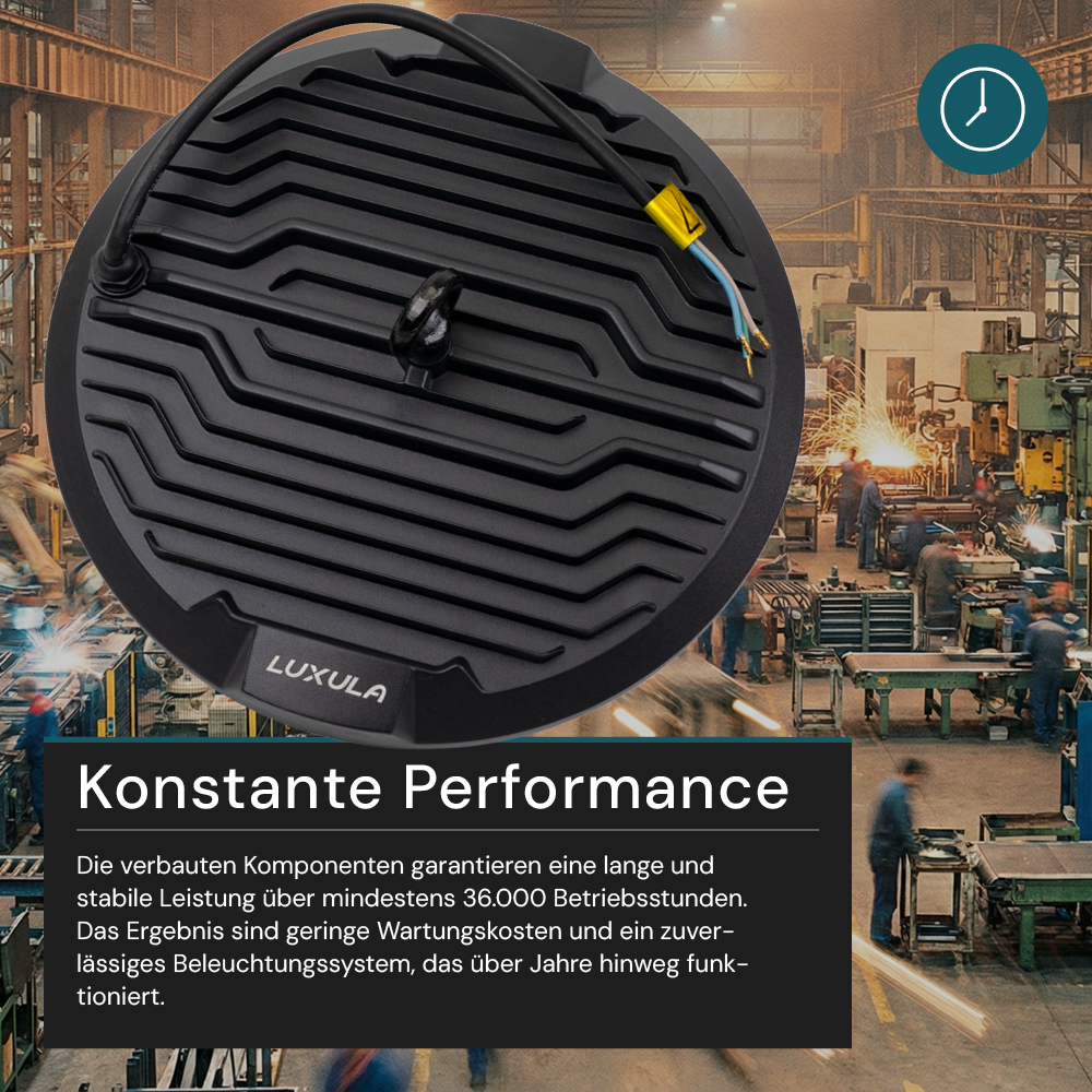 LED-HighBay, UFO, 150 W, 15000 lm, 5000 K (neutralweiß), IP65, EPISTAR