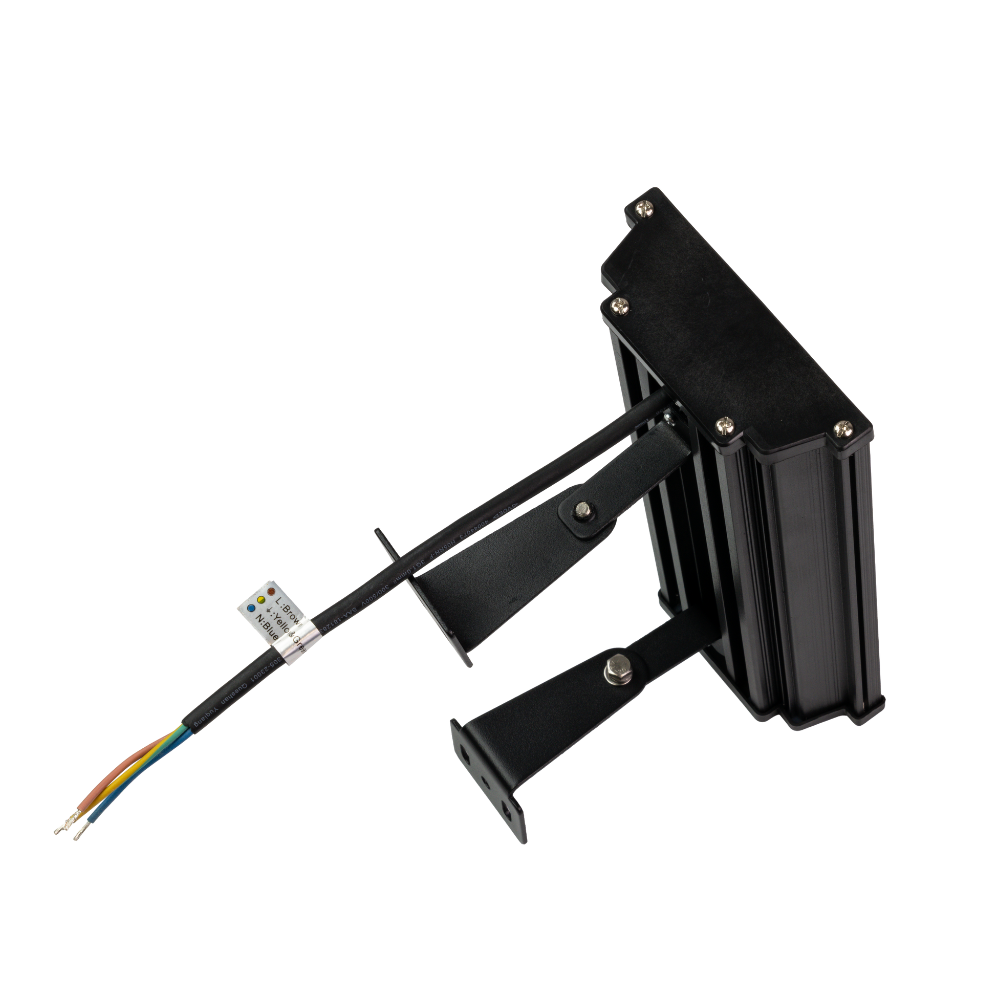 2er Pack LED-Hallenleuchte, linear, 50 W, 5000 lm, 4000 K (neutralweiß), IP65, schwarz.