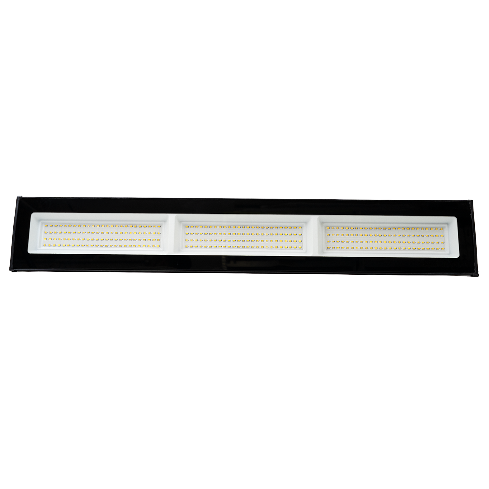 2er Pack LED-Hallenleuchte, linear, 150 W, 15000 lm, 4000 K (neutralweiß), IP65, schwarz