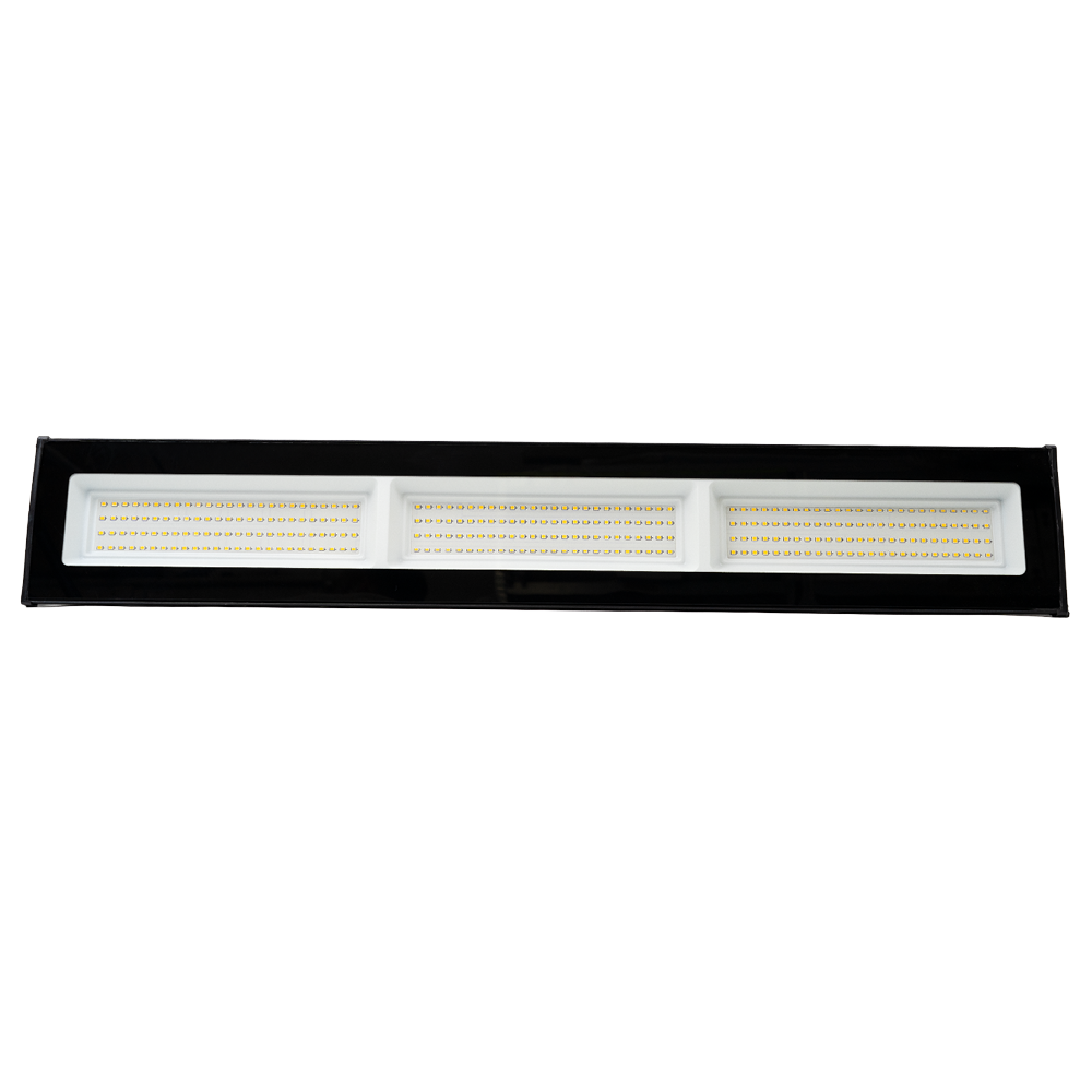2er Pack LED-Hallenleuchte, linear, 200 W, 20000 lm, 4000 K (neutralweiß), IP65, schwarz