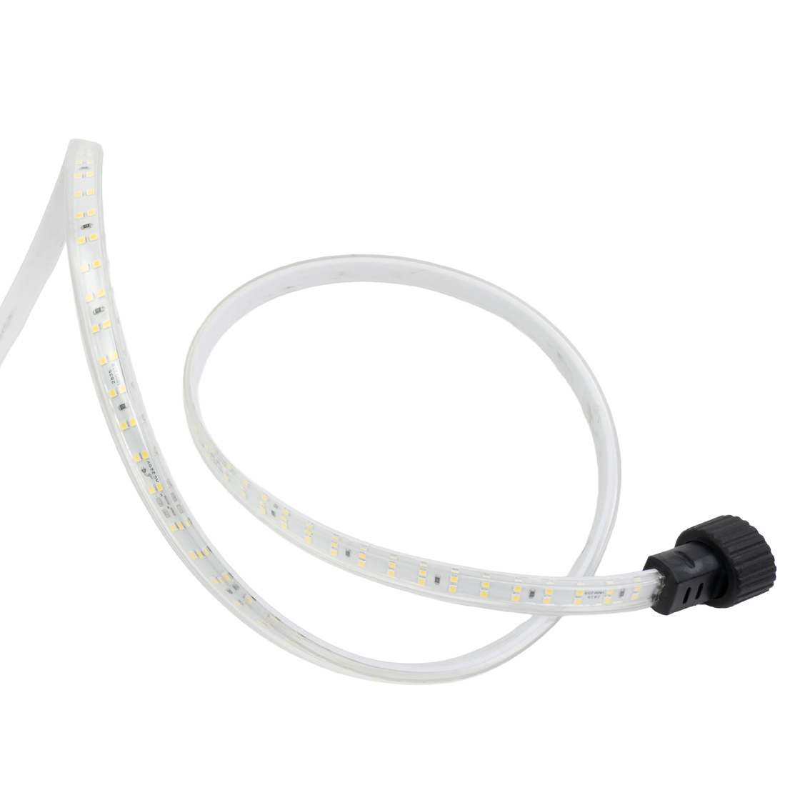 LED-Streifen, Baustrahler, 15 m, grünes Licht, IP65-wassergeschützt, 180 LED/m, 220 V AC, EU-Stecker, Lichtbandtrommel, kürzbar und erweiterbar, Außen/Innen