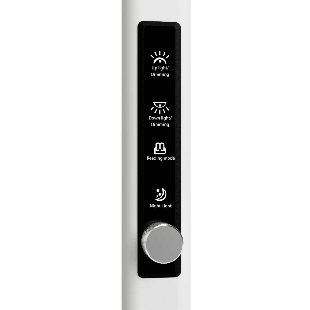 LED-Büro-Stehleuchte, Up/Down, 110 W, 8.000 lm, 4.000 K, weiß, UGR<16, dimmbar