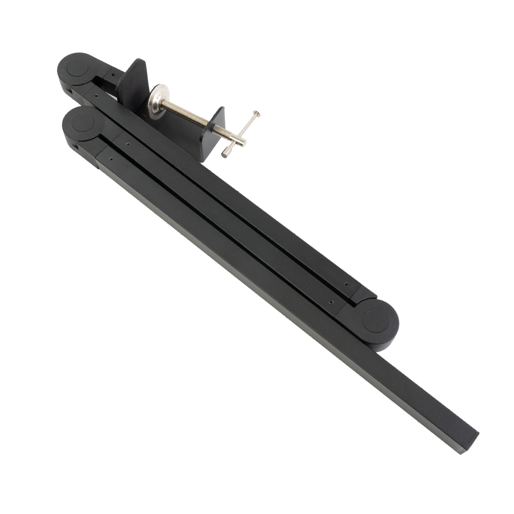 LED-Schreibtischlampe mit Clip, in Schwarz, dimmbar, 5 Farbtemperaturstufen, 10 W, 450 lm, klemm- und verstellbare Monitorlampe