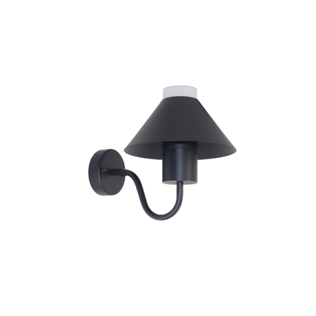 Stillvolle Wandleuchte, Innen/Außen, schwarz, GU10 Fassung, IP54, Aluminium.
