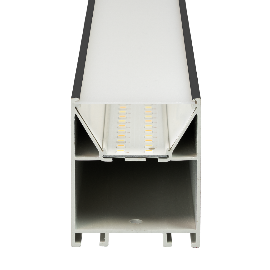 LED Büro-/Tresenleuchte, in Schwarz, 120 cm, 40W, 4800 lm, 3000-6500 K (CCT), EAGLERISE Netzteil
