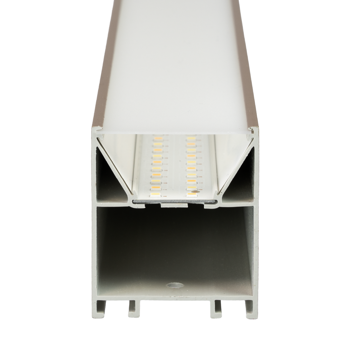 LED Büro-/Tresenleuchte, in Champagner Gold, 120 cm, 40W, 4800 lm, 3000-6500 K (CCT), EAGLERISE Netzteil