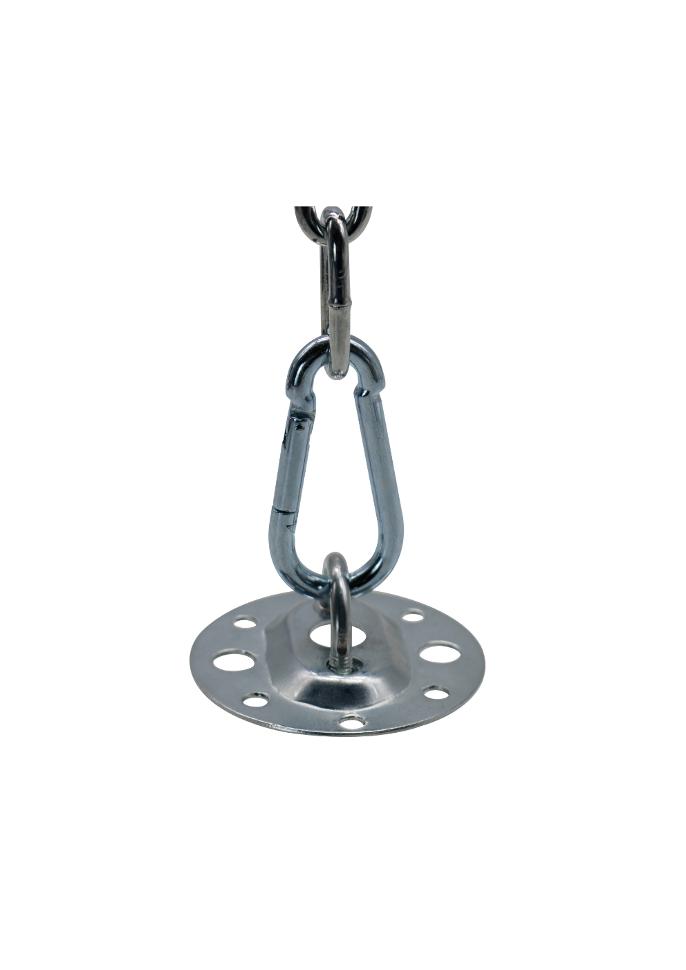 Karabinerhaken zum Aufhängen, Ø6.5x71x33.5 mm, max. 40 kg, Korrosionsgeschützt.