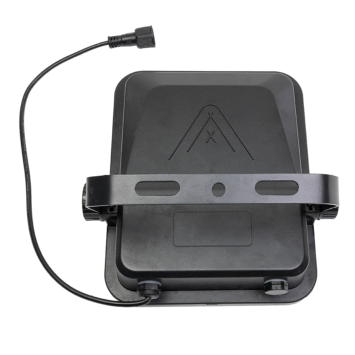 Solarstrahler, LED-Fluter, Solar mit Akku, 6W, 550lm, 6500K, IP65, schwarz.