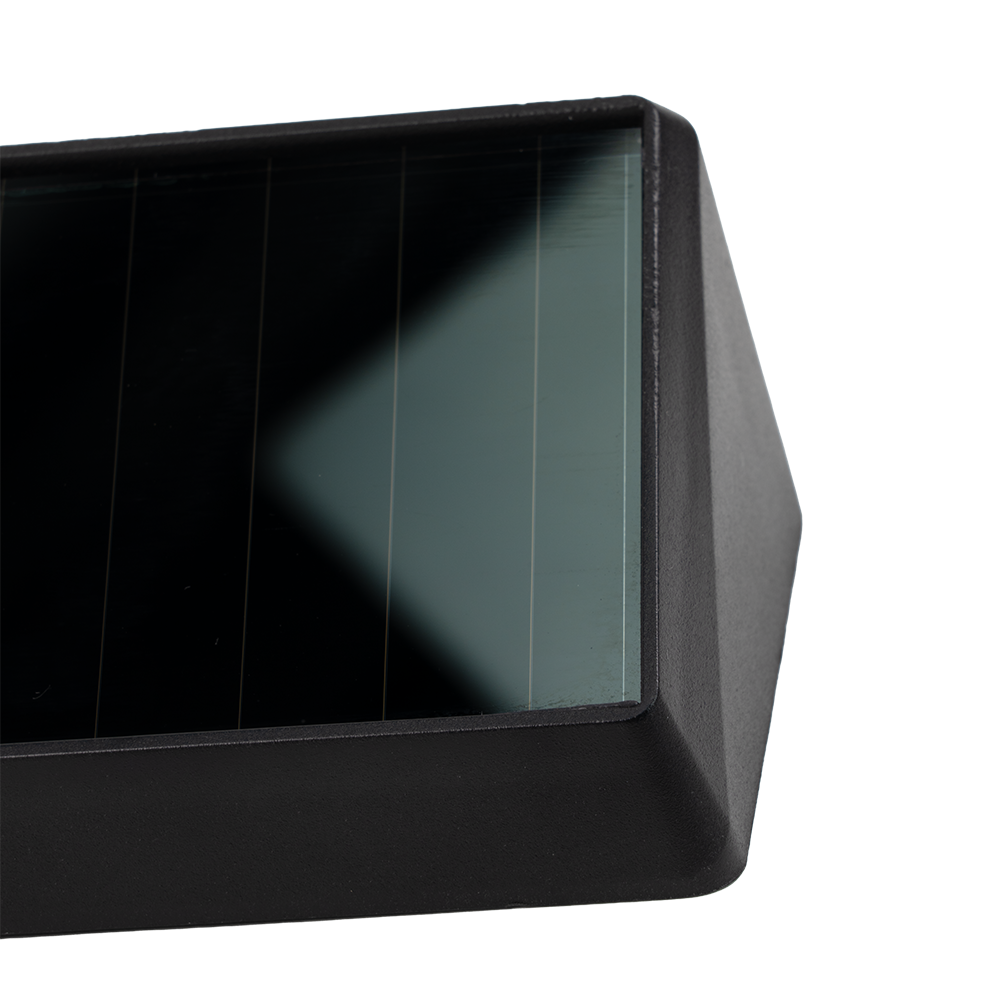 Solar LED Wandleuchte Außen, 2-flammig, 3 Lichtfarben einstellbar (CCT), IP54-wasserdicht, mit Akku, lange Leuchtdauer, Gartenleuchte