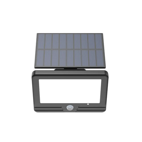Solar Wandleuchte mit PIR-Sensor, 10 Stunden Leuchtdauer, 4000 K (neutralweiß), IP54-Wasserdicht, Außenleuchte.