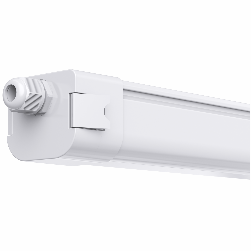 LED Feuchtraumleuchte, 40 W, 5600 lm, 5000 K, 5x2.5mm², 120 cm, OSRAM Driver, durchschleifbar.
