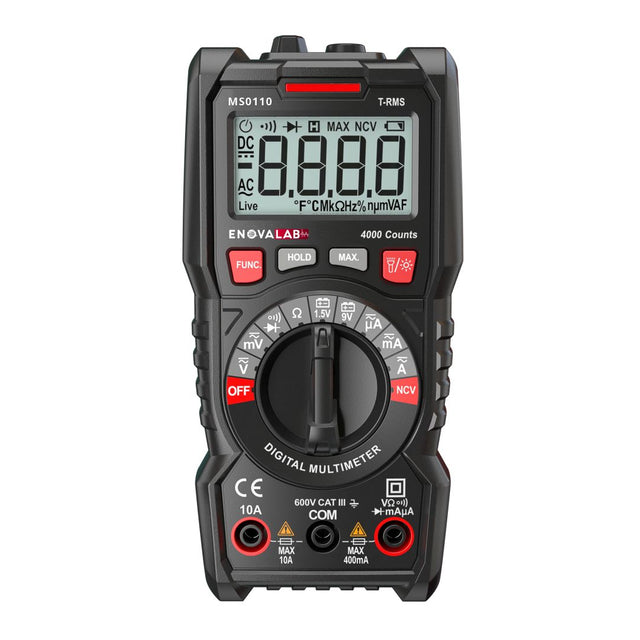 TrueRMS Digital-Multimeter, 4.000 Counts.