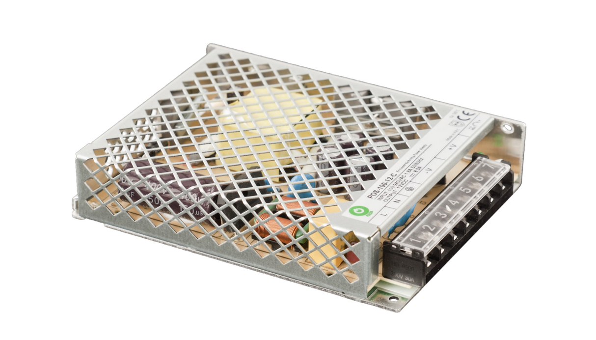 Schaltnetzteil, geschlossen, 80 W, 5 V, 16 A.