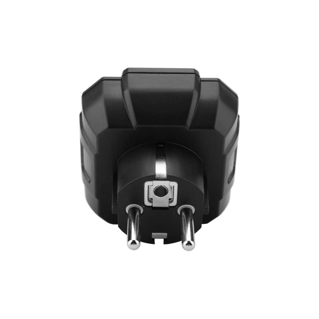 Steckdosentester mit RCD-Prüfung.